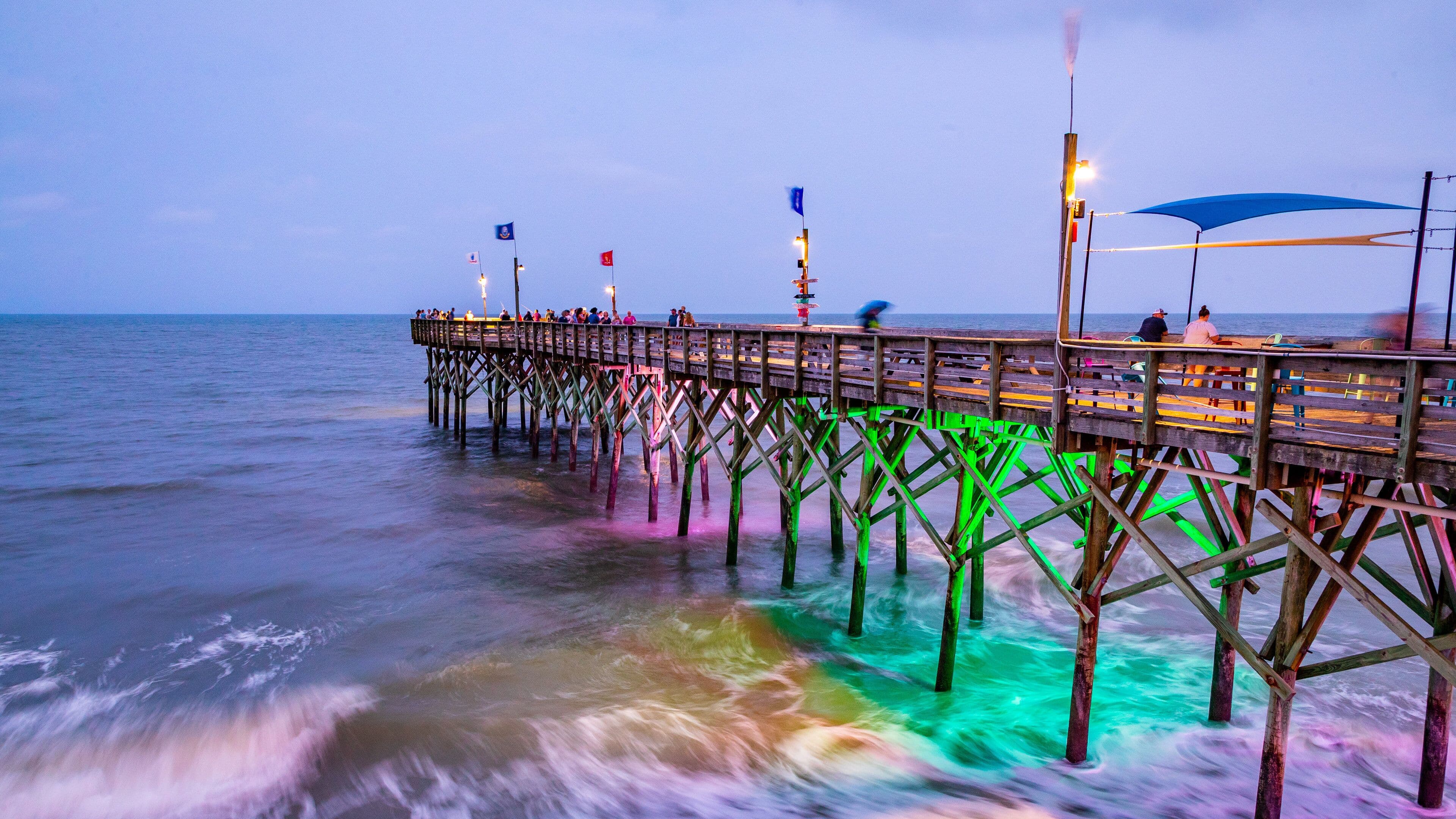 Catamaran Dolphin Cruise in Myrtle Beach with Barrier Island Stop