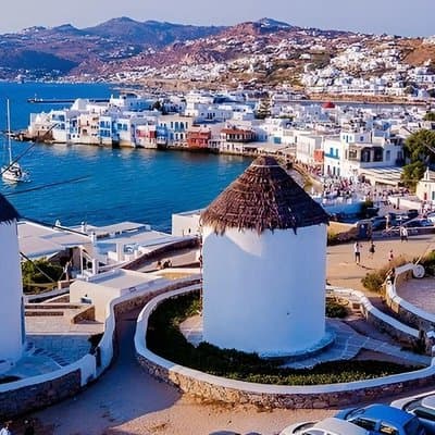 Mykonos: Brand-New Catamaran Cruise with Meal, Drinks & Transport