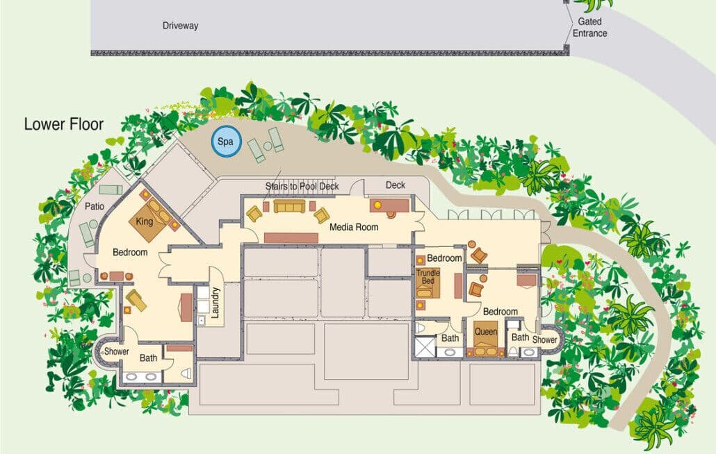 Oceana: Caribbean Stonework Villa, Pool, Spa, A/C throughout, Generator
