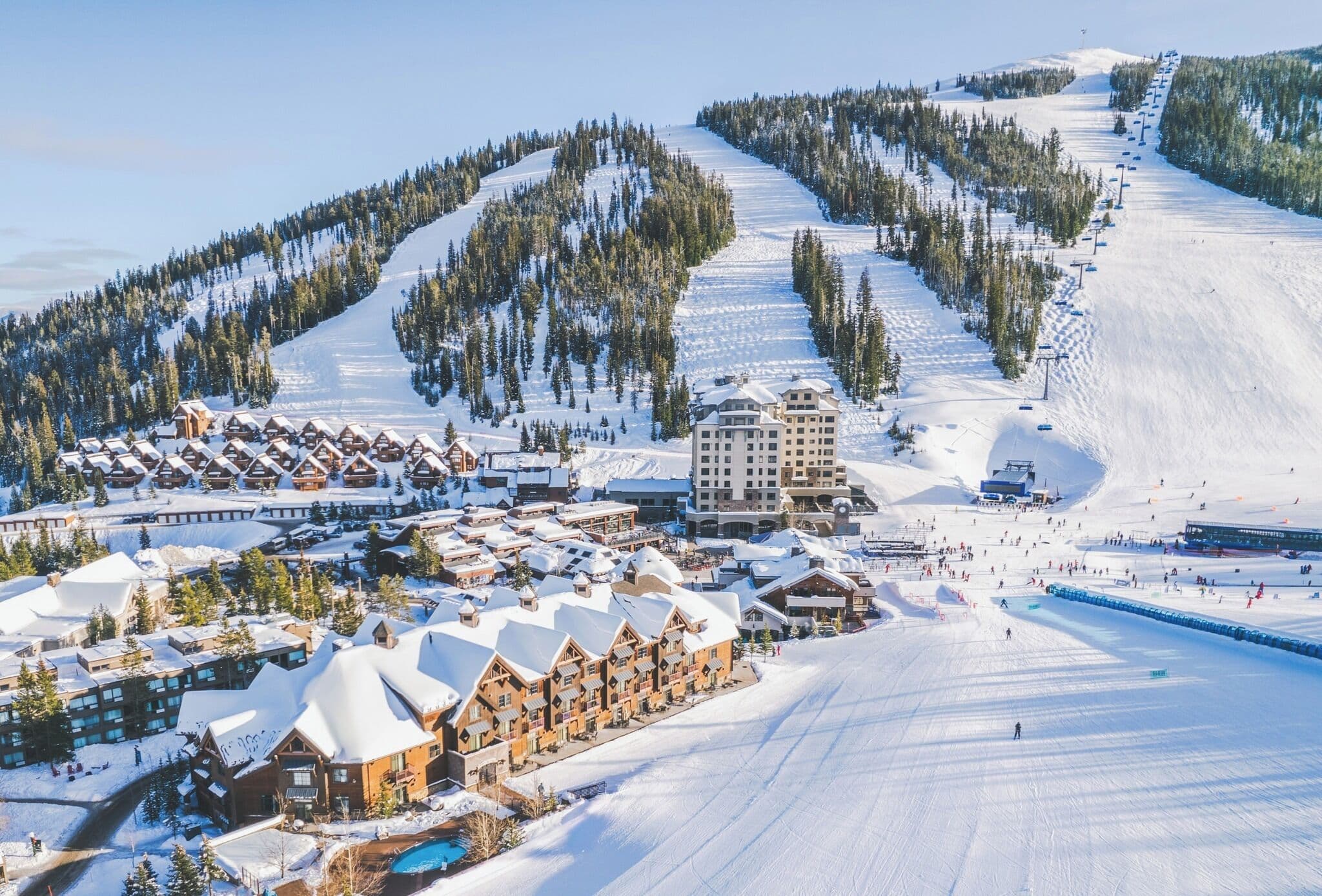 Big Sky Mountain Village Ski-in, Ski-out Chalet w/ Excellent Views