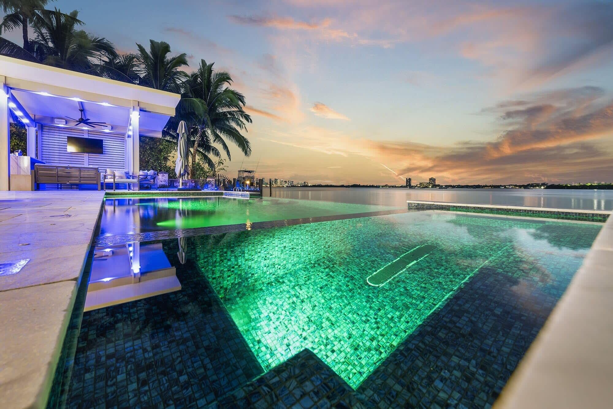 Bayfront Escape Poolside Luxury Villa with Sunset Views